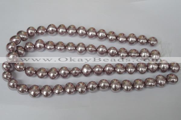 CSB140 15.5 inches 12*15mm – 13*16mm oval shell pearl beads