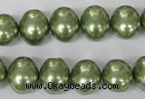 CSB145 15.5 inches 12*15mm – 13*16mm oval shell pearl beads