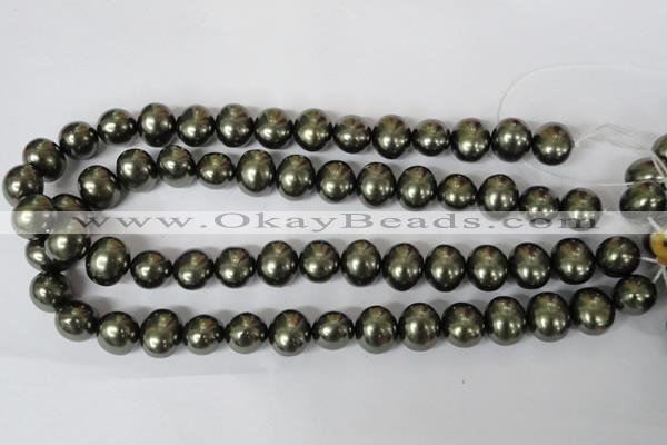 CSB146 15.5 inches 12*15mm – 13*16mm oval shell pearl beads