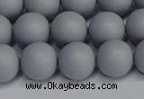 CSB1693 15.5 inches 10mm round matte shell pearl beads wholesale