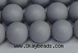 CSB1694 15.5 inches 12mm round matte shell pearl beads wholesale