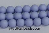 CSB1700 15.5 inches 4mm round matte shell pearl beads wholesale