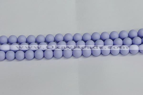 CSB1703 15.5 inches 10mm round matte shell pearl beads wholesale