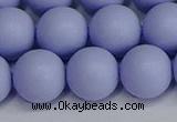 CSB1705 15.5 inches 14mm round matte shell pearl beads wholesale