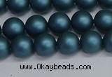 CSB1731 15.5 inches 6mm round matte shell pearl beads wholesale