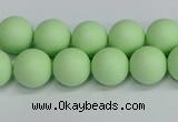 CSB1742 15.5 inches 8mm round matte shell pearl beads wholesale