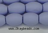 CSB2102 15.5 inches 10*14mm rice matte shell pearl beads