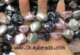 CSB2178 15.5 inches 16*16mm - 20*22mm baroque mixed shell pearl beads