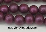 CSB2251 15.5 inches 6mm round wrinkled shell pearl beads wholesale