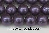 CSB2270 15.5 inches 4mm round wrinkled shell pearl beads wholesale