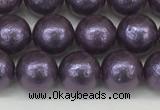 CSB2271 15.5 inches 6mm round wrinkled shell pearl beads wholesale