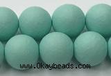 CSB2553 15.5 inches 10mm round matte wrinkled shell pearl beads