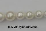 CSB400 15.5 inches 8mm - 16mm round shell pearl beads