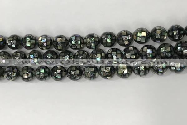 CSB4007 15.5 inches 8mm ball abalone shell beads wholesale