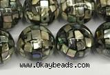 CSB4100 15.5 inches 10mm ball abalone shell beads wholesale