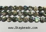 CSB4114 15.5 inches 14mm heart abalone shell beads wholesale