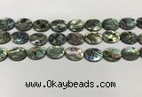 CSB4128 15.5 inches 12*16mm oval abalone shell beads wholesale