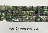 CSB4148 15.5 inches 18*18mm square abalone shell beads wholesale