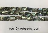 CSB4154 15.5 inches 12*16mm rectangle abalone shell beads wholesale