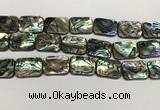 CSB4157 15.5 inches 18*25mm rectangle abalone shell beads wholesale