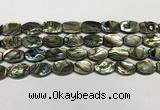 CSB4160 15.5 inches 10*14mm flat drum abalone shell beads wholesale