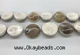 CSB4502 15.5 inches 28mm - 35mm freeform shell beads wholesale