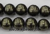 CSB622 15.5 inches 14mm whorl round shell pearl beads