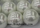 CSB660 15.5 inches 22mm whorl round shell pearl beads