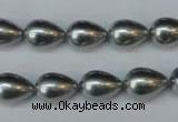 CSB860 15.5 inches 10*12mm teardrop shell pearl beads wholesale