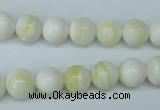 CSB953 15.5 inches 10mm round shell pearl beads wholesale