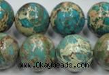 CSE04 15.5 inches 20mm round natural sea sediment jasper beads