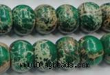 CSE61 15.5 inches 12*16mm rondelle dyed natural sea sediment jasper beads