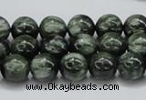 CSH03 15.5 inches 10mm round natural seraphinite gemstone beads