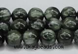 CSH04 15.5 inches 12mm round natural seraphinite gemstone beads