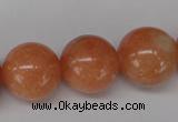 CSM08 15.5 inches 18mm round salmon stone beads wholesale