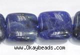 CSO06 15.5 inches 8mm square A grade sodalite beads wholesale