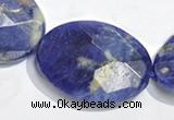 CSO27 15.5 inches faceted oval 13*18mm A grade sodalite beads