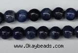 CSO401 15.5 inches 6mm round dyed sodalite gemstone beads