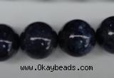 CSO408 15.5 inches 20mm round dyed sodalite gemstone beads