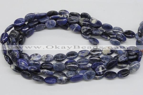 CSO47 15.5 inches 13*18mm oval sodalite gemstone beads wholesale