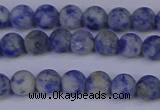 CSO531 15.5 inches 6mm round matte African sodalite beads wholesale