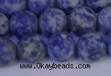 CSO534 15.5 inches 12mm round matte African sodalite beads wholesale