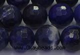 CSO605 15.5 inches 14mm faceted round sodalite gemstone beads