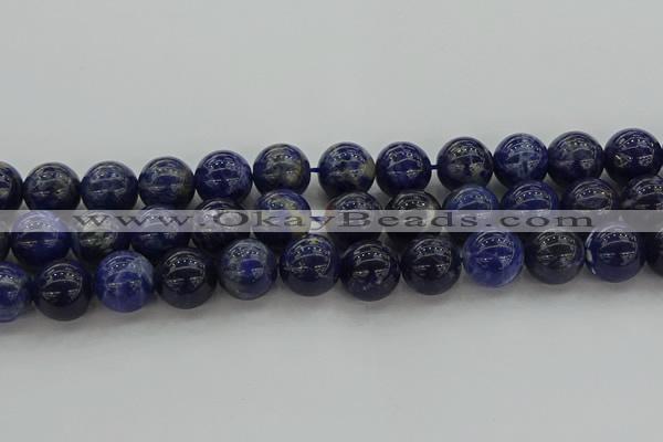 CSO636 15.5 inches 14mm round sodalite gemstone beads wholesale