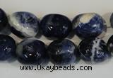 CSO64 15.5 inches 11*15mm nuggets sodalite gemstone beads wholesale