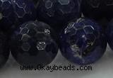 CSO649 15.5 inches 20mm faceted round sodalite gemstone beads