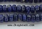 CSO651 15.5 inches 4*6mm rondelle sodalite gemstone beads