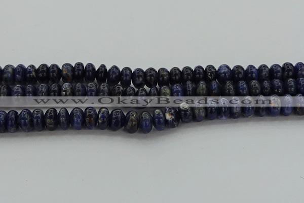 CSO654 15.5 inches 7*12mm rondelle sodalite gemstone beads