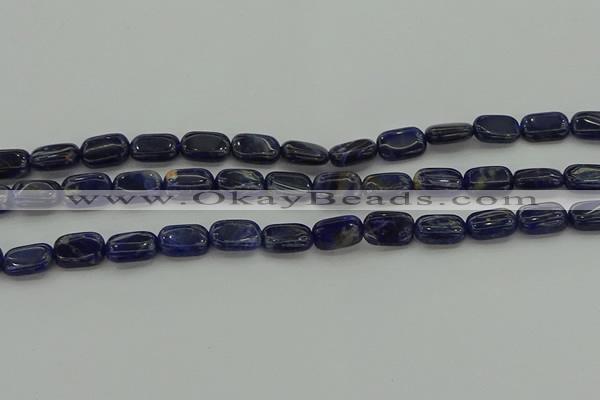 CSO695 15.5 inches 8*12mm rectangle sodalite gemstone beads