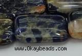 CSO794 15.5 inches 20*30mm rectangle orange sodalite beads